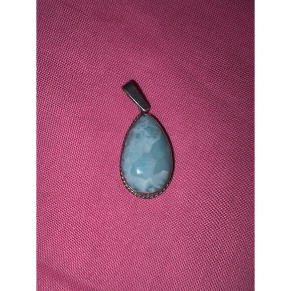 Jewelry - Vintage Larimar Pendant